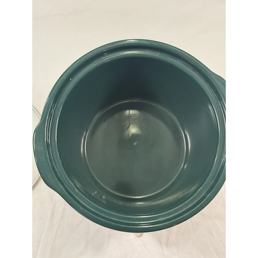 Vintage Rival Crock Pot Vegetable Pattern Model‎ 3120 2.5 Qt Tested Works